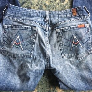 7 For All Mankind low ride jeans